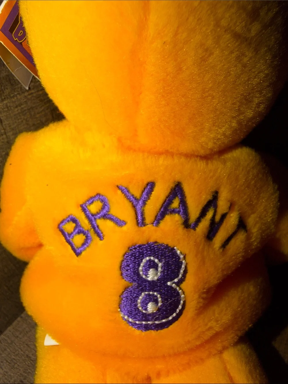 Mint Condition KOBE BRYANT #8 COLLECTIBLE BASKETBALL BEAR